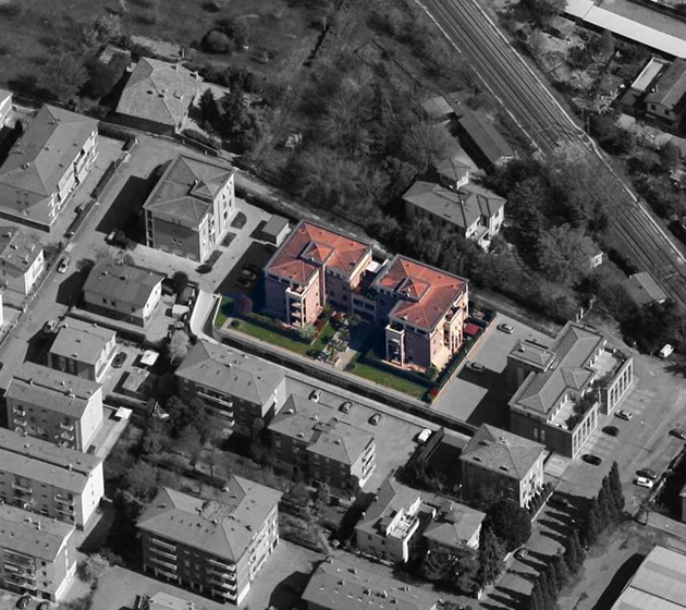 vista aerea del condominio "Le Palme"
