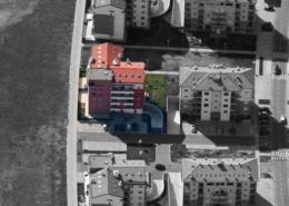 Vista aerea del condominio "Francesca"
